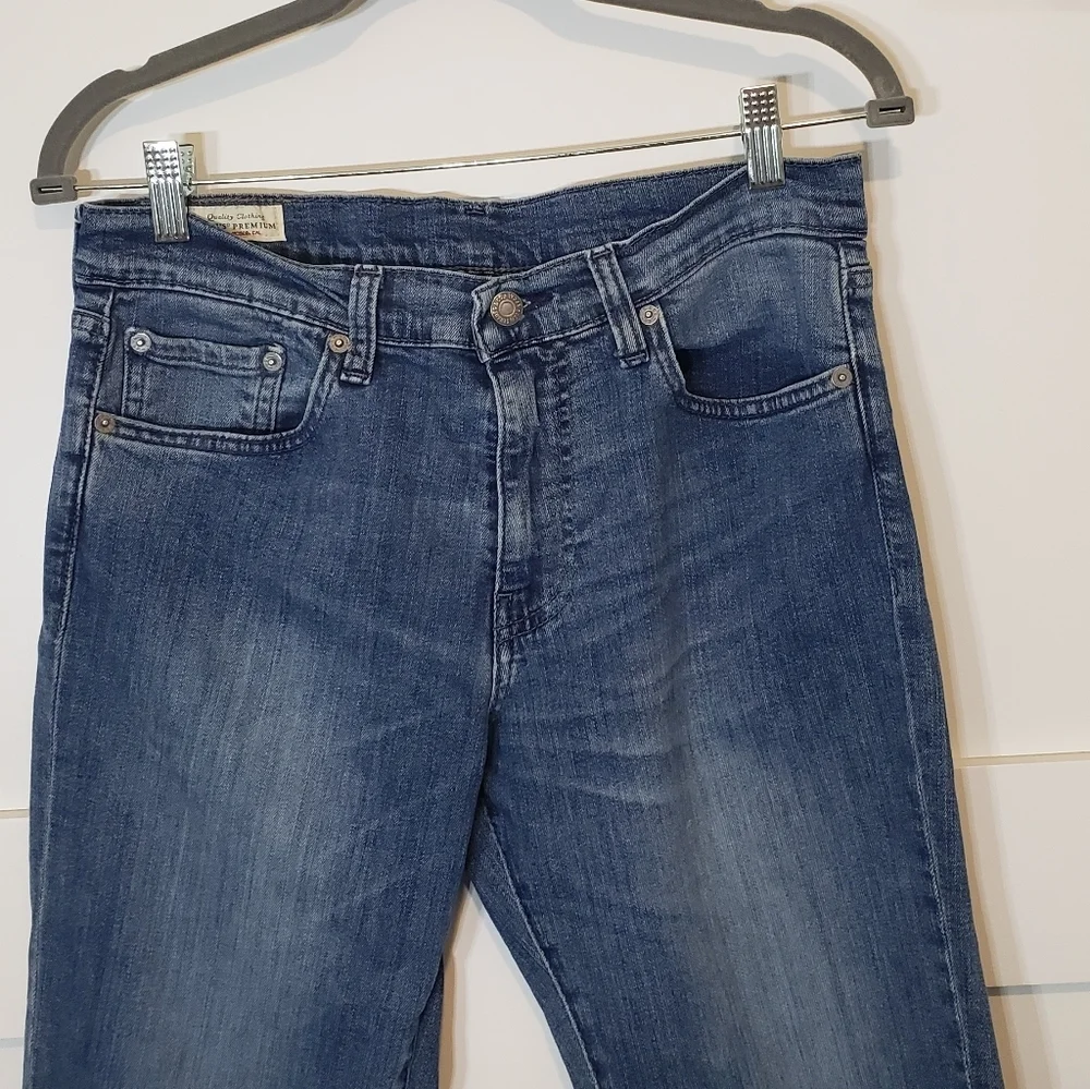 Levi's 511 Big E Slim Fit Mid Rise Stretch 32 x 31.5 REAL SIZE Vintage